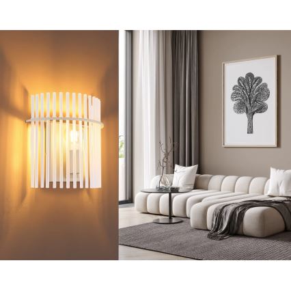 Globo - Aplique de pared 1xE27/60W/230V