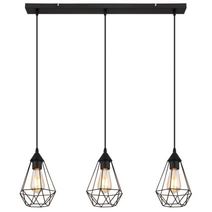 Globo - Lámpara colgante 3xE27/60W/230V