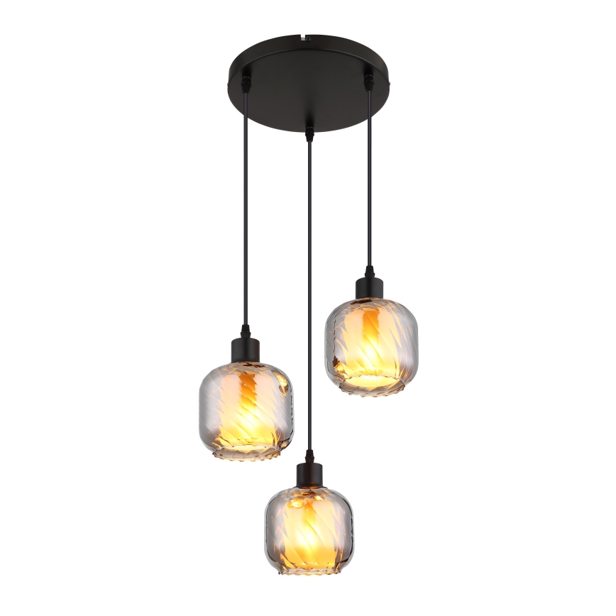 Globo - Lámpara colgante 3xE27/25W/230V