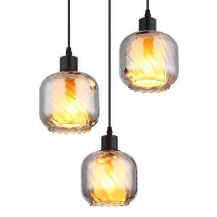 Globo - Lámpara colgante 3xE27/25W/230V