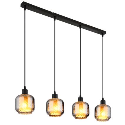 Globo - Lámpara colgante 4xE27/25W/230V