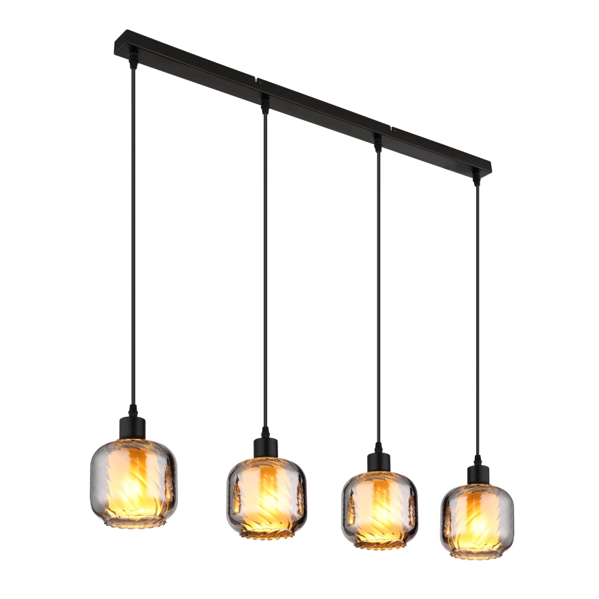 Globo - Lámpara colgante 4xE27/25W/230V