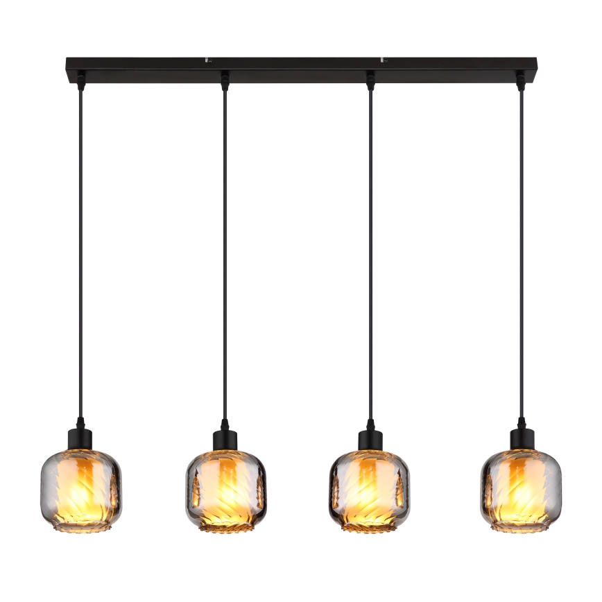 Globo - Lámpara colgante 4xE27/25W/230V