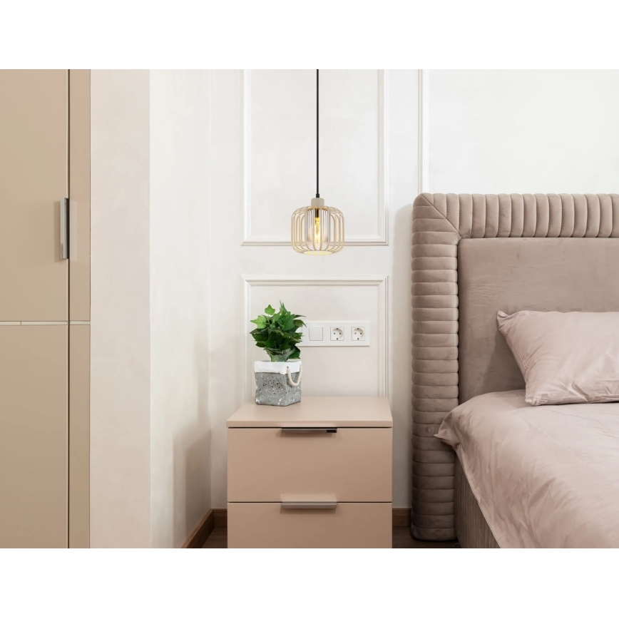 Globo - Lámpara colgante con cable 1xE27/40W/230V Ø 18 cm