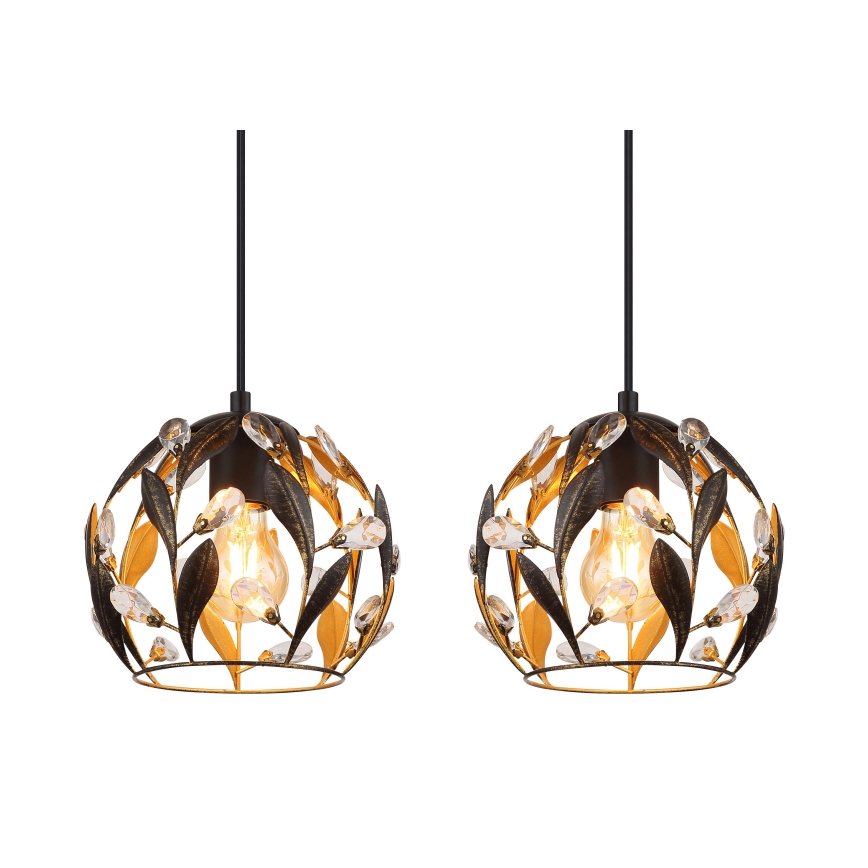 Globo - Lámpara colgante con cable 3xE27/40W/230V