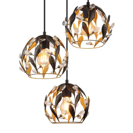 Globo - Lámpara colgante 3xE27/40W/230V diá. 41 cm