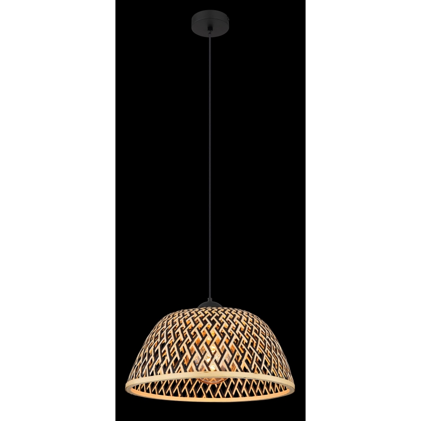 Globo - Lámpara colgante 1xE27/15W/230V bambú