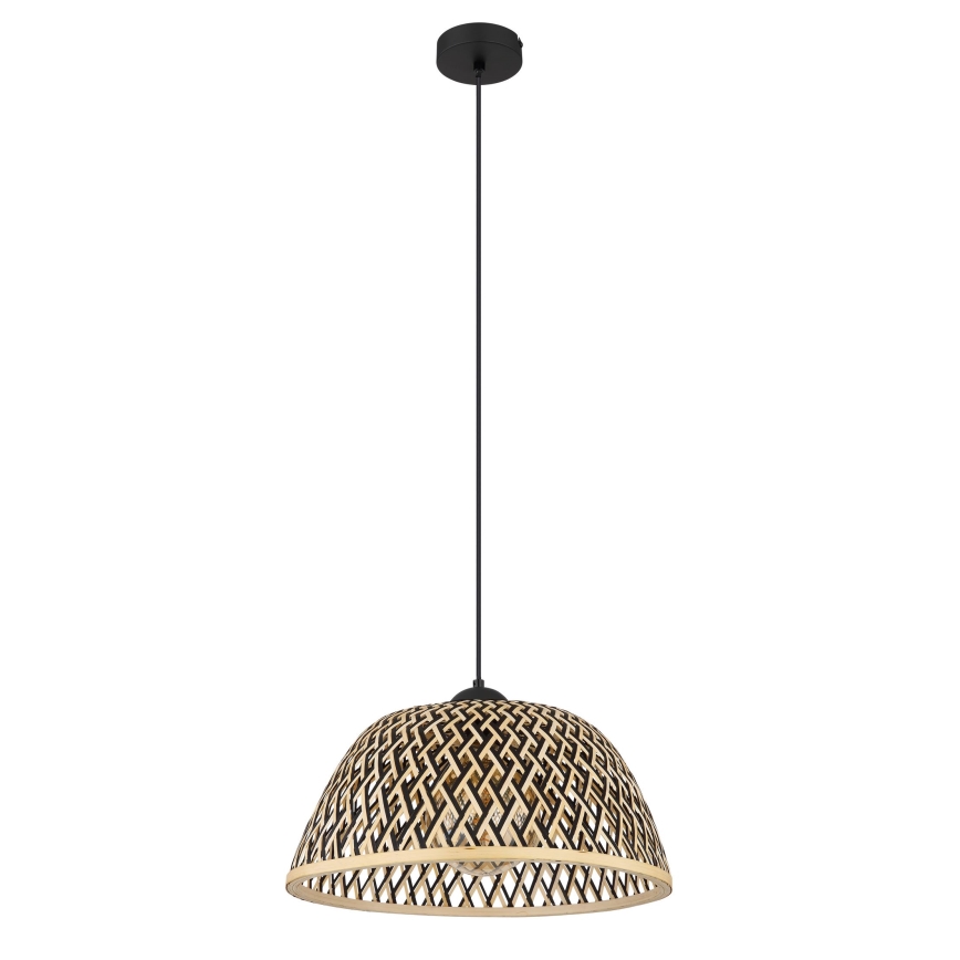 Globo - Lámpara colgante 1xE27/15W/230V bambú