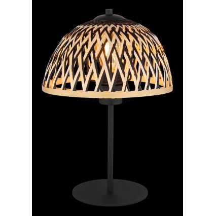 Globo - Lámpara de mesa 1xE27/15W/230V bambú