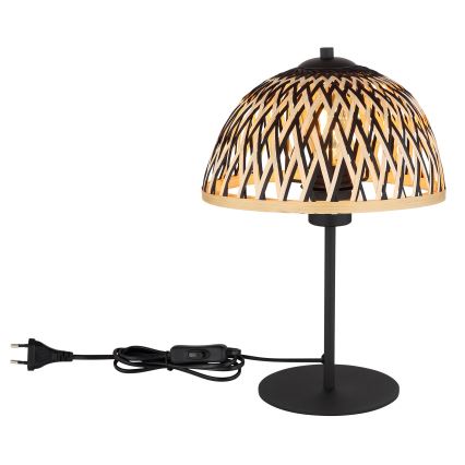 Globo - Lámpara de mesa 1xE27/15W/230V bambú