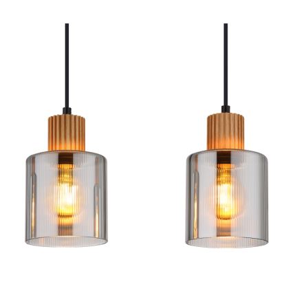 Globo - Lámpara colgante con cable 3xE27/25W/230V