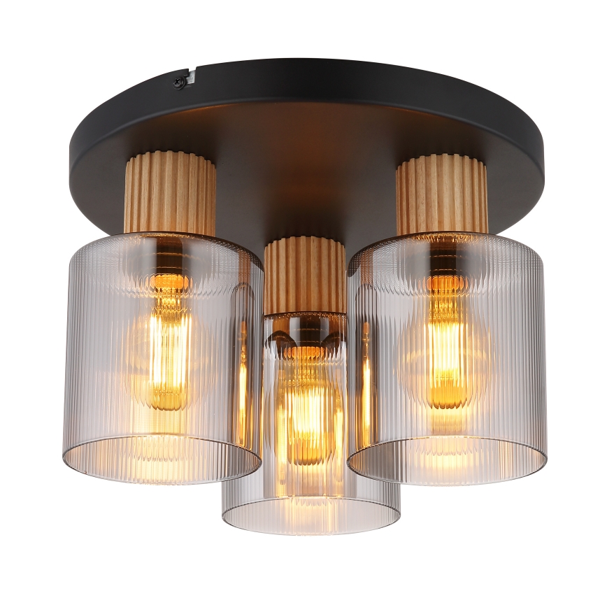 Globo - Lámpara de techo de superficie 3xE27/25W/230V Ø 30 cm