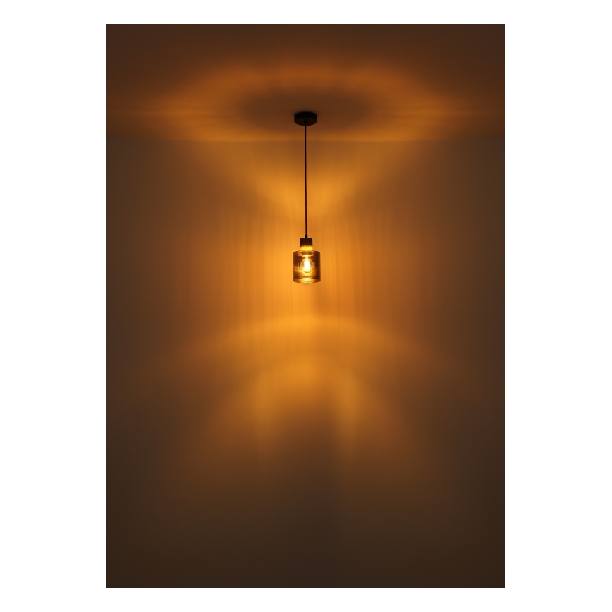 Globo - Lámpara colgante con cable 1xE27/25W/230V Ø 12 cm