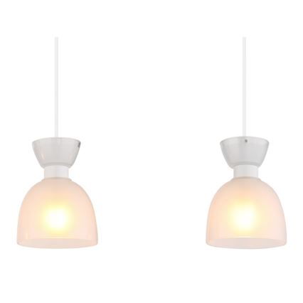 Globo - Lámpara colgante 3xE14/40W/230V blanco