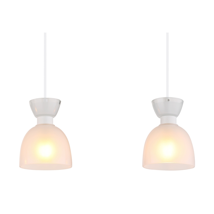 Globo - Lámpara colgante 3xE14/40W/230V blanco
