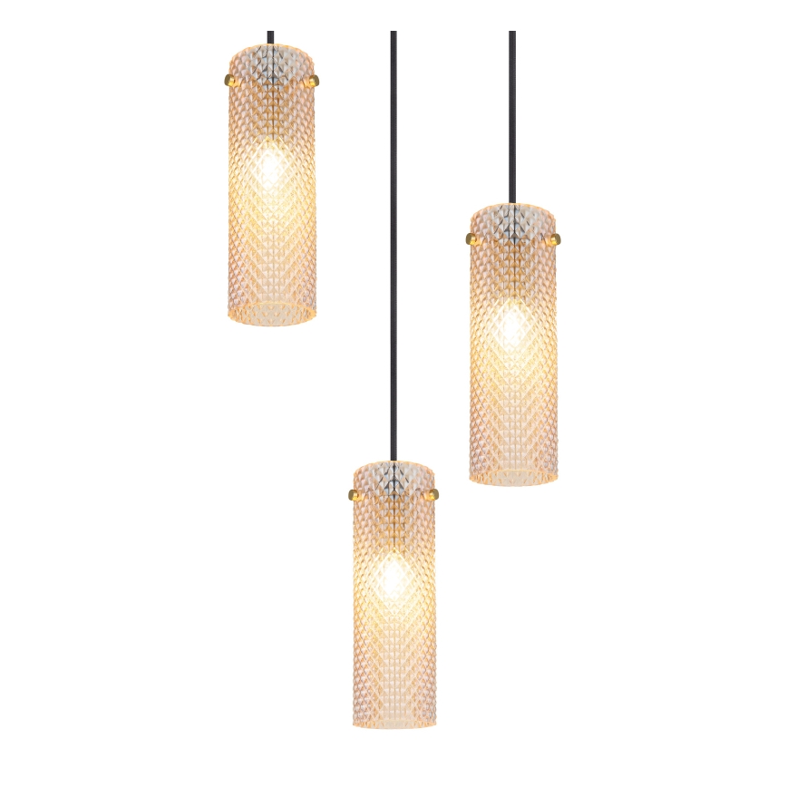 Globo - Lámpara colgante 3xE14/40W/230V dorado
