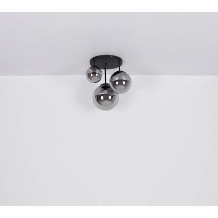 Globo - Lámpara colgante con cable 3xE27/60W/230V