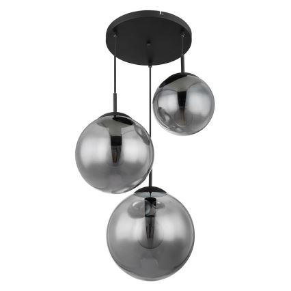Globo - Lámpara colgante con cable 3xE27/60W/230V