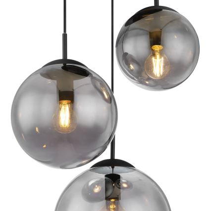 Globo - Lámpara colgante con cable 3xE27/60W/230V