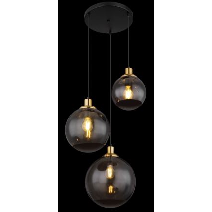 Globo - Lámpara de araña en ristra 3xE27/40W/230V