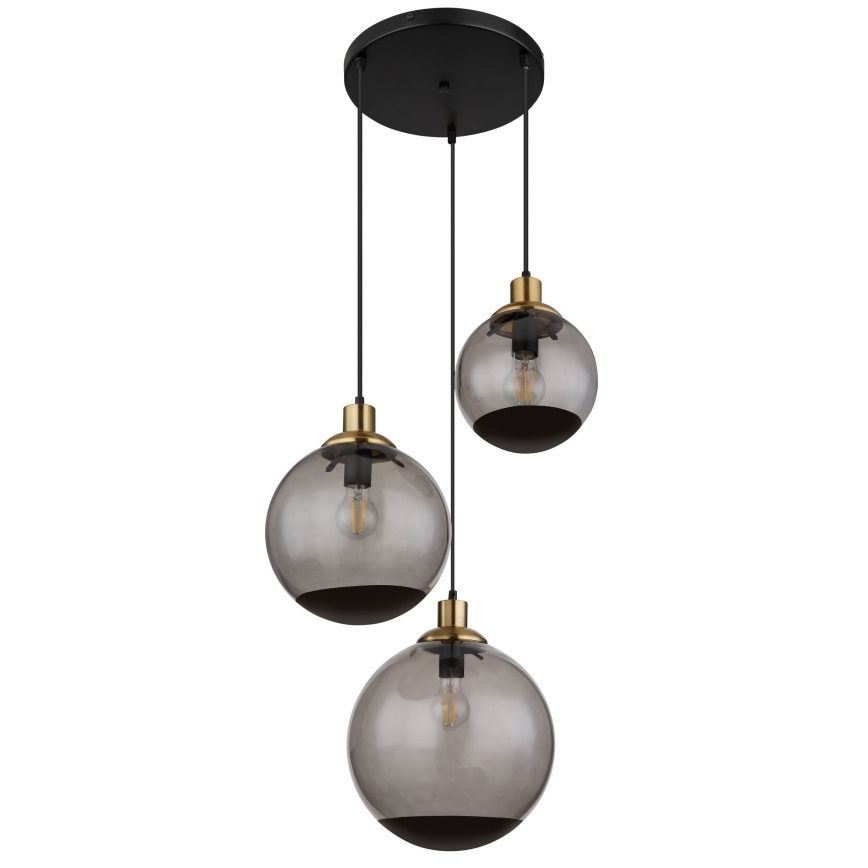 Globo - Lámpara de araña en ristra 3xE27/40W/230V