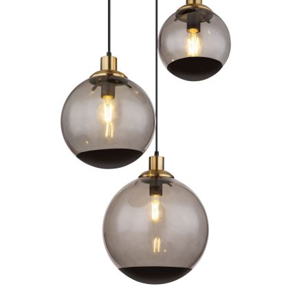 Globo - Lámpara de araña en ristra 3xE27/40W/230V