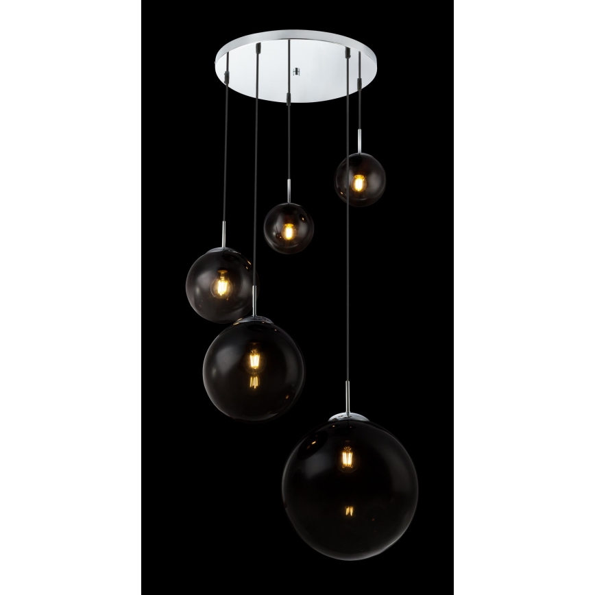 Globo - Lámpara colgante 5xE27/40W/230V diá. 65 cm