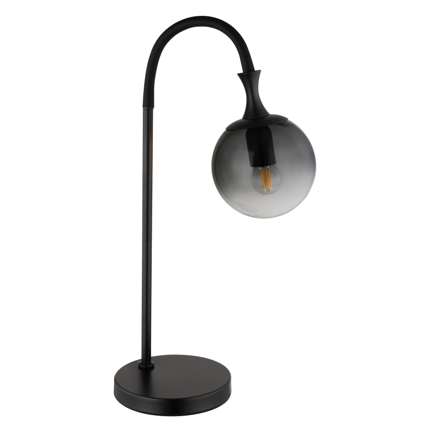 Globo - Lámpara de mesa 1xE27/10W/230V negro