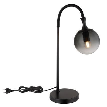 Globo - Lámpara de mesa 1xE27/10W/230V negro