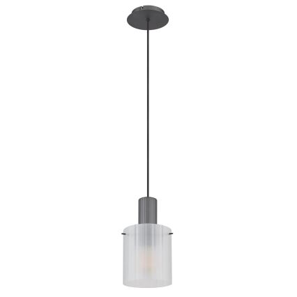 Globo - Lámpara colgante 1xE27/40W/230V diá. 18 cm blanco