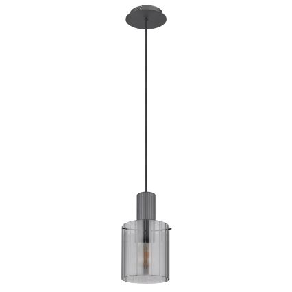 Globo - Lámpara colgante 1xE27/40W/230V diá. 18 cm gris