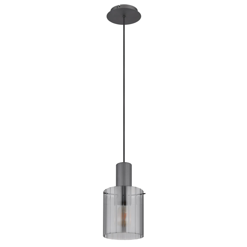 Globo - Lámpara colgante 1xE27/40W/230V diá. 18 cm gris