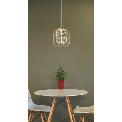 Globo - Lámpara colgante con cable 1xE27/40W/230V Ø 35 cm