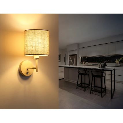 Globo - Aplique de pared 1xE14/40W/230V