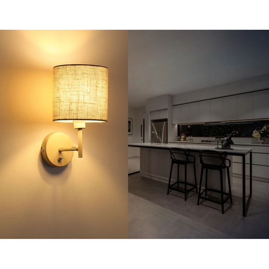 Globo - Aplique de pared 1xE14/40W/230V