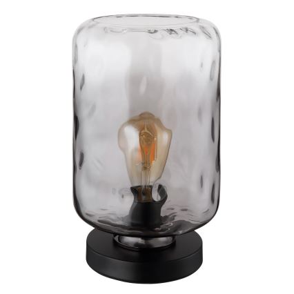 Globo - Lámpara de mesa 1xE27/60W/230V gris