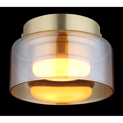 Globo - Plafón LED 1xGX53/6W/230V diá. 13 cm ahumado/marrón