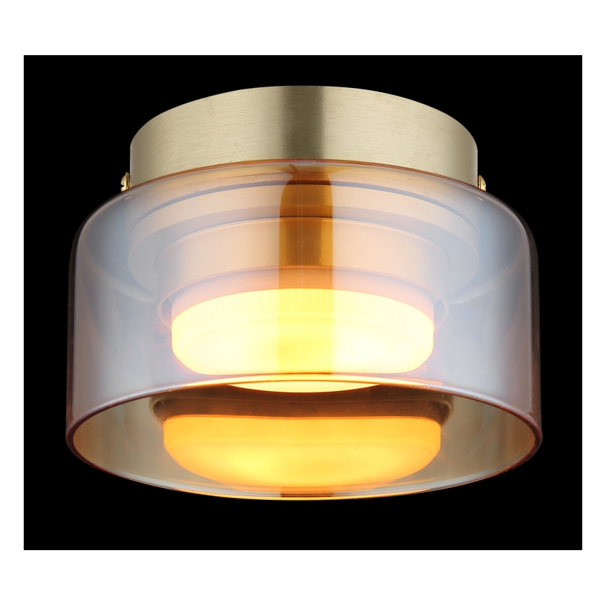 Globo - Plafón LED 1xGX53/6W/230V diá. 13 cm ahumado/marrón