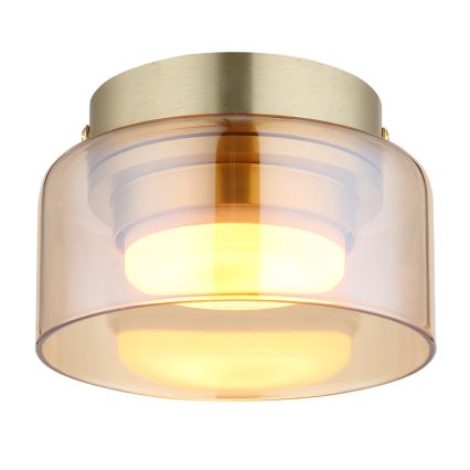 Globo - Plafón LED 1xGX53/6W/230V diá. 13 cm ahumado/marrón
