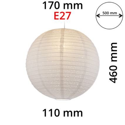 GLOBO 16911 - Pantalla para araña VARYS E27 pr.50 cm