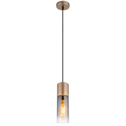 Globo - Lámpara colgante 1xE27/25W/230V bronce diá. 10 cm