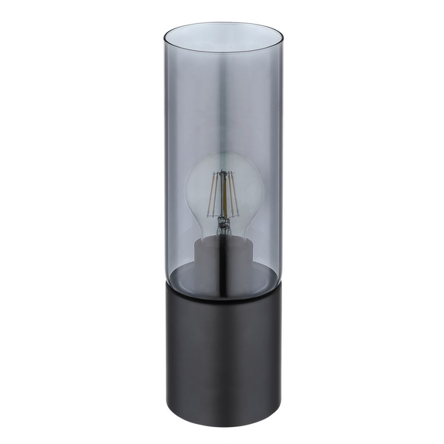 Globo - Lámpara de mesa táctil 1xE27/25W/230V diá. 9 cm negro