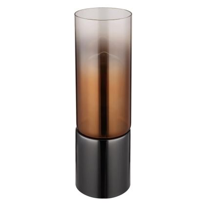 Globo - Lámpara de mesa táctil 1xE27/25W/230V diá. 9 cm negro/cobre