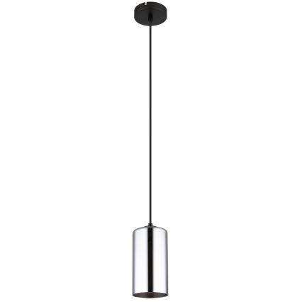 Globo - Lámpara colgante 1xE27/25W/230V diá. 11 cm negro