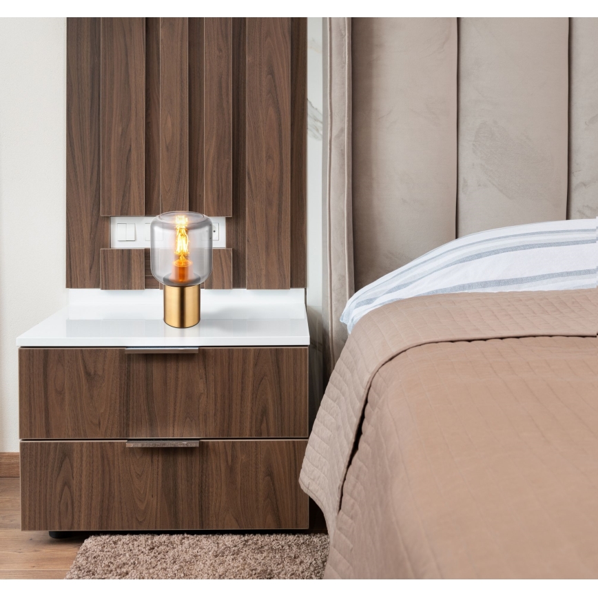 Globo - Lámpara de mesa 1xE27/40W/230V latón