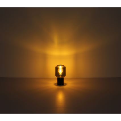 Globo - Lámpara de mesa 1xE27/40W/230V negro