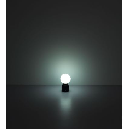 Globo - Lámpara de mesa regulable LED táctil LED/2W/5V 2700/4000/65000K 1800 mAh negro