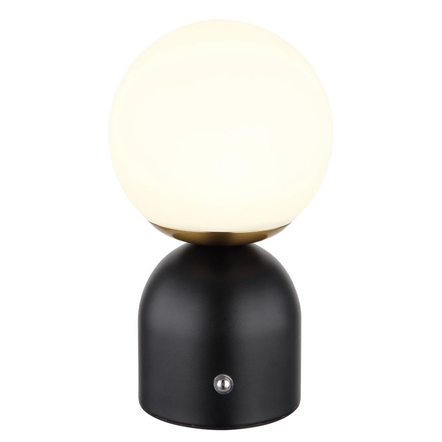 Globo - Lámpara de mesa táctil LED regulable LED/2,5W/3,7V 2700/4000/6500K 1800 mAh USB negra
