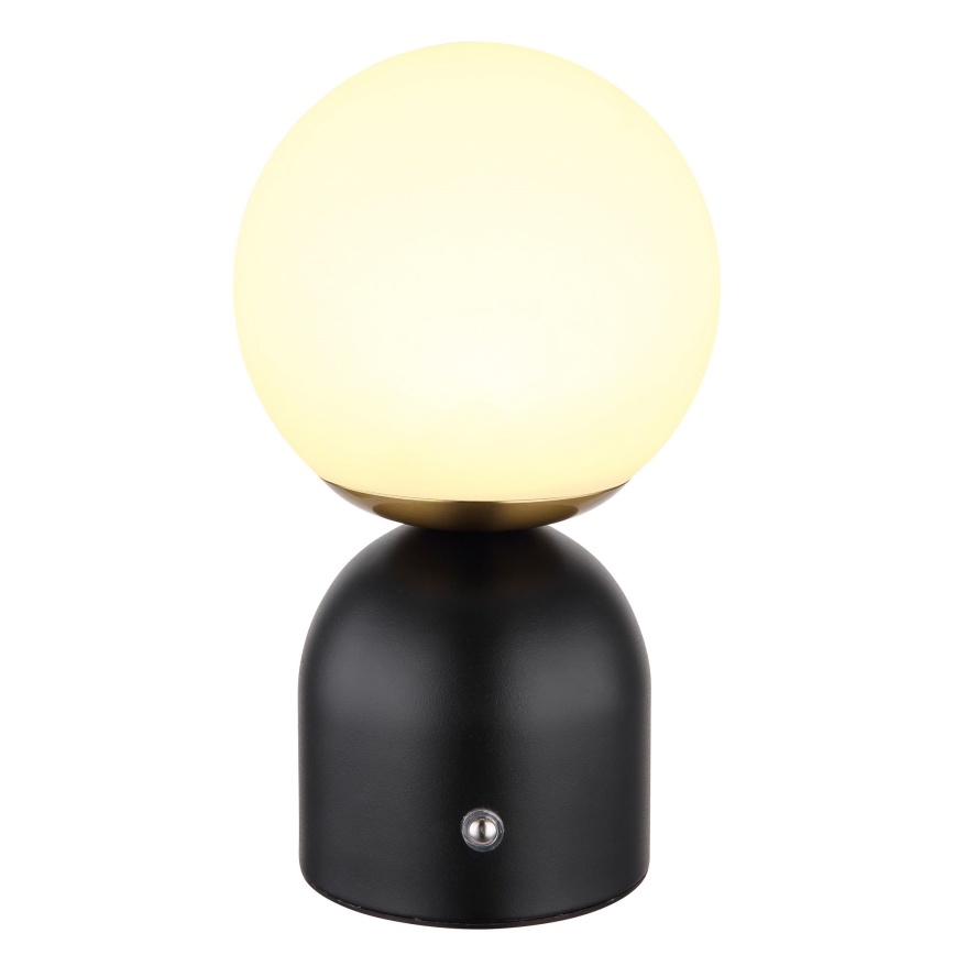 Globo - Lámpara de mesa táctil LED regulable LED/2,5W/3,7V 2700/4000/6500K 1800 mAh USB negra