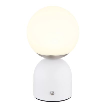Globo - Lámpara de mesa táctil LED regulable LED/2,5W/3,7V 2700/4000/6500K 1800 mAh USB blanca